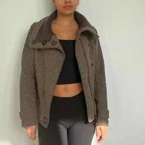 Lululemon funnel neck, lined jacket, size 4